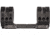 Spuhr Scope Mount 35mm Tube, 30mm, 0Mil, Picatinny, Black, SP-5001M