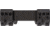 Spuhr Scope Mount 36mm Tube, 30mm, 0Mil, Picatinny, Black, SP-6001M