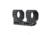 Spuhr Scope Mount 36mm Tube, 38mm, 0Mil, Picatinny, Black, SP-6002M