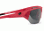 Spy Optic Alpha Sunglasses w/ Matte Red Frame &amp; Grey Black Mirror Lens