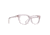 Spy Optic Boundless Optical 55 Sunglasses, Soft Translucent Blush Frame, Clear Lens, Medium/Large, 134092