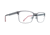 Spy Optic Dax Single Vision Prescription Eyeglasses, Gunmetal/Black Red Frame, 573496621000SV