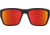 Spy Optic Dirty Mo 2 Single Vision Prescription Sunglasses, Matte Black Red Burst Frame, Polarized, 6700000000018SV