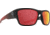 Spy Optic Dirty Mo 2 Single Vision Prescription Sunglasses, Matte Black Red Burst Frame, Polarized, 6700000000018SV