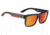 Spy Optic Discord Sunglasses, Matte Black Frame, Happy Gre Green w/ Red Spectra Lens 183119374365