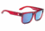 Spy Optic Discord Sunglasses, Trans Red Frame, Happy Bronze w/ Light Blue Spectra 673119114362