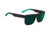 Spy Optic Discord Sunglasses, Soft Matte Black/Green Fade Frame, Happy Gray/Green w/Green Flash Lens, 673119843695