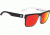 Spy Optic Discord Sunglasses, Whitewall Frame, Happy Gray Green W/Red Spectra Lens, 673119209365