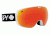 Spy Optic Doom Ski Goggles - WhiteFrame, Bronze W/ Red Spectra &amp; Blue Contact Lens, 313073396278