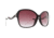 Spy Optic Fiona Sunglasses, Black w/ Clear Frame, Happy Merlot Fade Lens 670299220357