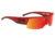 Spy Optic Flyer Sunglasses, Red Frame, Happy Gray Green W/Red Spectra Lens, 673344512863