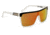 Spy Optic Flynn Sunglasses w/ Black White Frame &amp; Grey Red Flash Mirror Lens