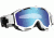 Spy Optic 311016396804 Omega Goggles - Matte White Frame, Persimmon w/ Blue Spectra Mirror Lens