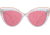 Spy Optic Julep Single Vision Prescription Sunglasses, Matte Crystal Frame, 6700000000007SV