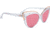 Spy Optic Julep Single Vision Prescription Sunglasses, Matte Crystal Frame, 6700000000007SV
