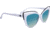 Spy Optic Julep Single Vision Prescription Sunglasses, White Frame, 6700000000006SV