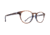 Spy Optic Kingsley Progressive Prescription Eyeglasses, Mocha Blue Stripe Frame, 573473308000PR