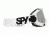 Spy Optic Klutch MX Goggles w/ White Sabbath Frame &amp; Clear Smoke Silver Mirror Antifog Lens w/ Posts