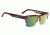 Spy Optic Malcolm Sunglasses, Vintage Tortoise Frame, Happy Bronze w/ Green Spectra Lens 673246623225