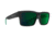 Spy Optic Montana Sunglasses, Soft Matte Black/Green Fade Frame, Happy Gray/Green w/Green Fla Lens, 673407843695
