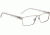 Spy Optic Nelson Progressive Prescription Eyeglasses, Matte Silver/Crystal Frame, 573444627000PR