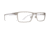 Spy Optic Nelson Progressive Prescription Eyeglasses, Matte Silver/Crystal Frame, 573444627000PR