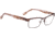 Spy Optic Paxton Progressive Prescription Eyeglasses, Matte Deep Brown/Pink Smoke Frame, 573356832000PR