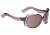670622317129 Shiny Purple Stripe Tortoise frame, Gray lenses