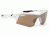 Spy Optic Screw Sunglasses w/ Matte White Frame &amp; Bronze Black Mirror Lens