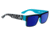 Spy Optic Cyrus Single Vision Prescription Sunglasses, Livery Black Frame, Happy Bronze w/Dark Blue Spectra Lens-673180781317SV