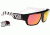 Spy Optic Blok Sunglasses Black w/ White 80'S - Bronze Red Spectra 670923256083