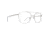 Spy Optic Tamland 55 Matte Eyeglasses, Silver, One Size, 43503