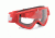 Spy Optic Targa 3 MX Goggles w/ Red Dawn Frame &amp; Clear Antifog Lens w/ Posts