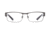 Spy Optic Trenton Single Vision Prescription Eyeglasses, Brushed Gunmetal/Matte Tortoise Frame, 573487397000SV
