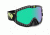 Spy Optic Whip MX Goggles w/ Horrorific Frame &amp; Smoke Green Spectra Mirror Antifog Lens w/ Posts