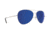 Spy Optic Whistler Sunglasses, Silver Frame, Happy Gray Green W/ Dark Blue Spectra Lens, 673424566503