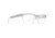 Spy Optic Zade 54 Men's Sunglasses, Silver Clear Matte Frame, Clear Lens, Medium, 43506