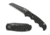 Spyderco Autonomy Automatic Folding Knife, 3.7in, H-1 Steel, Serrated Blade, Black Coated, Drop Point Blade, G-10, Black Handle, C165GSBBK