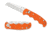 Spyderco Autonomy Automatic Folding Knife, 3.7in, H-1, Serrated Drop Point, G-10, Orange Handle, C165GSORCG