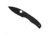 Spyderco Bodacious Folding Knife, 3.66in, CPM-S30V, Black Matte Finish, Leaf Blade, Black Handle, SPY-C263GPBK