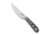 Spyderco Bow River Fixed Blade Knife, G-10, PlainEdge, Black &amp; Gray Polished, FB46GP