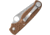 Spyderco ButtonUp Button Lock Brn G10, SC275GPBN
