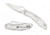 Byrd by Spyderco Cara Cara 2 Folding Knife, 95 mm, Stainless Steel Partially Serrated Blade, Stainless Steel Handle, BY03PS2