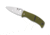 Spyderco Caribbean Folding Knife, 3.7in, LC200N, Drop Point, G10, Black/Yellow Handle, C217GP