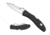 Spyderco Centofante 3 Folding Knife, 3.14in, VG-10, Drop Point, FE Blade, FRN Black Handle, C66PBK3