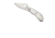 Spyderco ClipiTool Folding Knife, 2.01in, 8Cr13MoV, Clip Point Plain/Serrated Blade, Stainless Steel, Silver Handle, C176P&amp;S