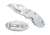 Spyderco Cricket Folding Knife, 1.9in, VG-10, Plain Edge, Drop Point Blade, Stainless Steel, Silver Handle, C29P