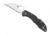 Spyderco Delica 4 Pocket Folding Knife, 2.88 in, VG-10 Serrated Blade, Black FRN Handle, C11FSWCBK