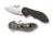 Spyderco Dice Flipper Folding Knife,Titanium PlainEdge Blade,Laminate Handle C182CFTIP