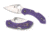 Spyderco Dragonfly 2 Lightweight Purple Plain Edge Knife C28PPR2